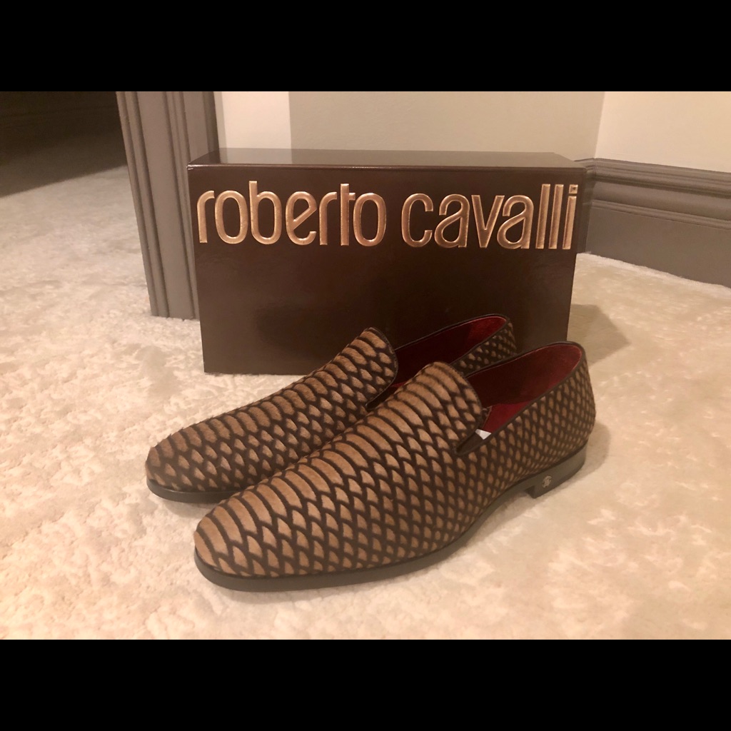 Roberto Cavalli Men Loafers New In Box
